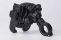 Bike Mobile Holder with Damper | Metal + PA66 | Anti-Vibration Suspension | One-Hand Clip-On | 360° Rotation